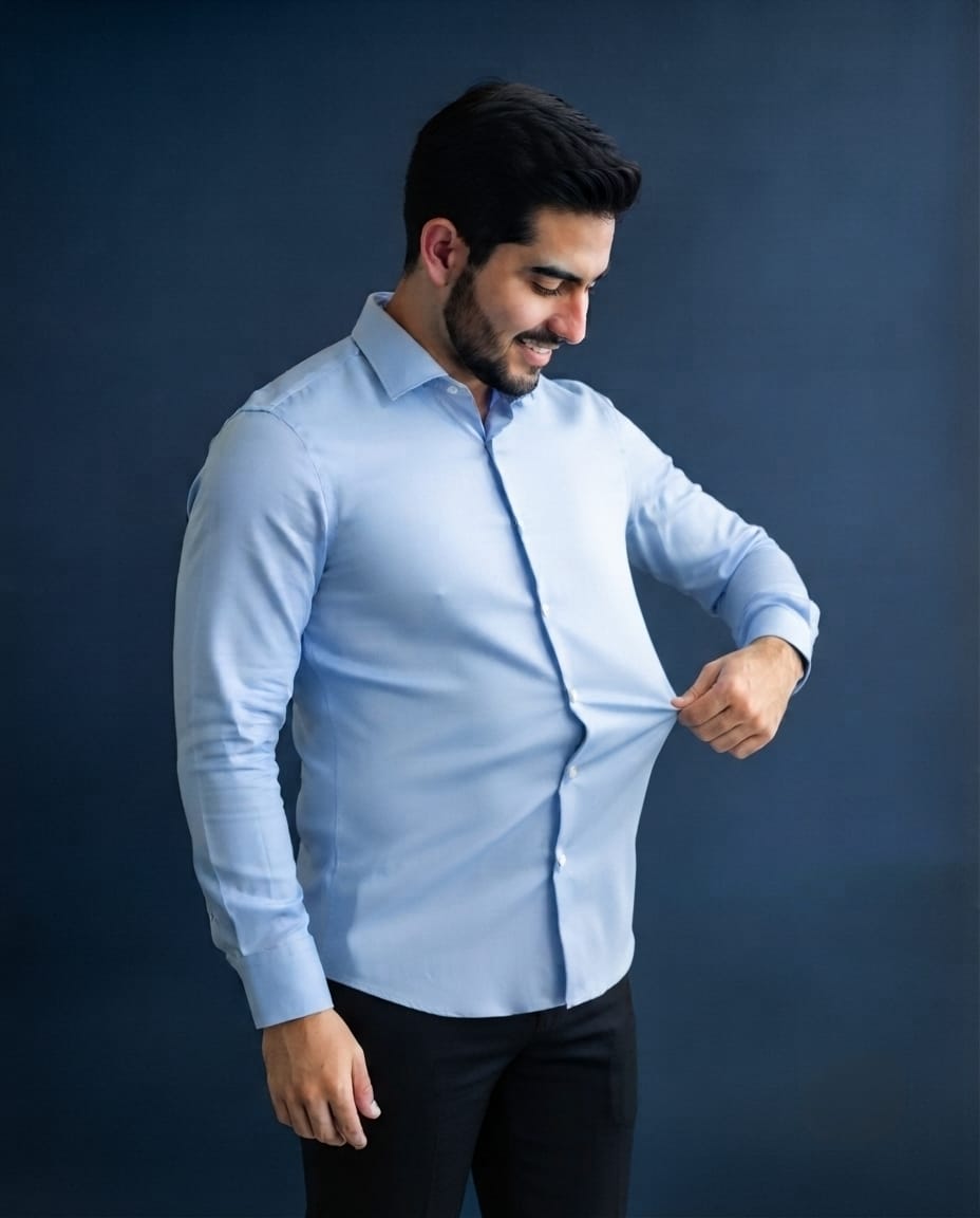 Camisa Anti Arrugas