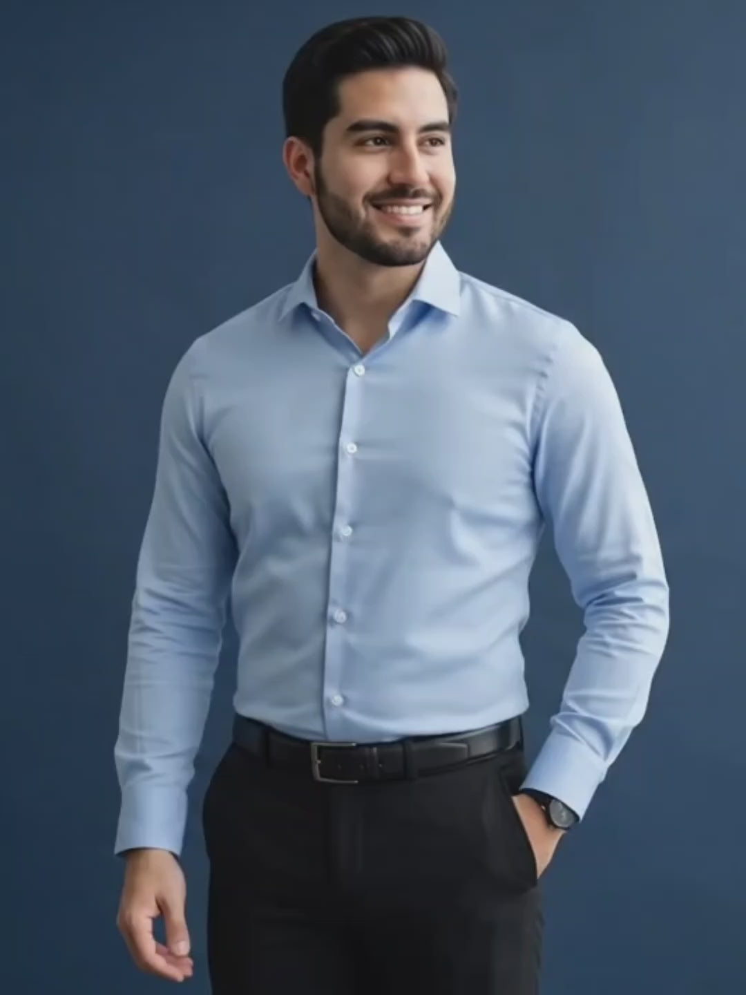 Camisa Anti Arrugas